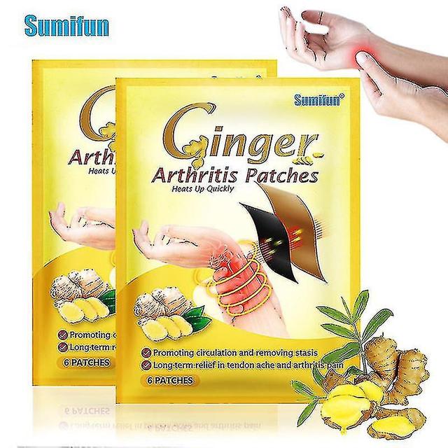 12pcs Tenosynovitis Treatment Patch 100% Ginger Extract Wrist Arthritis Rhe on Productcaster.