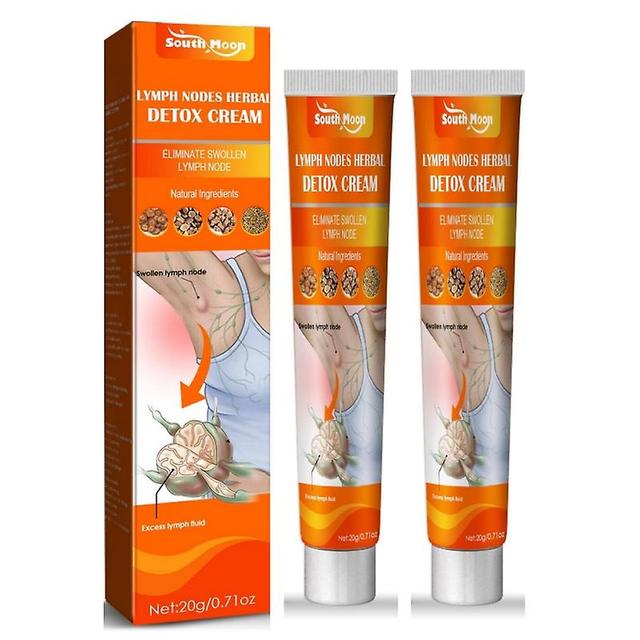 2x Lymph Nodes Herbal Detox Cream Anti-swelling Lymphatic Detox Care Cream on Productcaster.