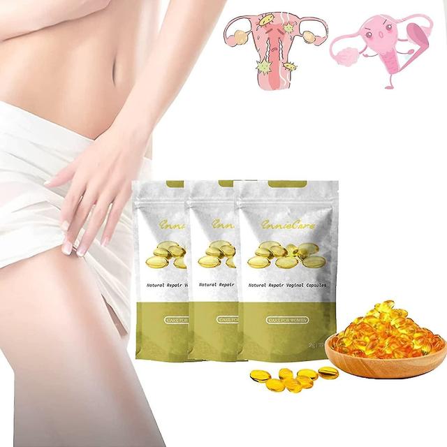 Verstevigende, herstellende, roze en zachte natuurlijke capsules, anti-jeuk capsules voor vrouwen, geurverwijdering, gezonde vaginale ontgifting en... on Productcaster.