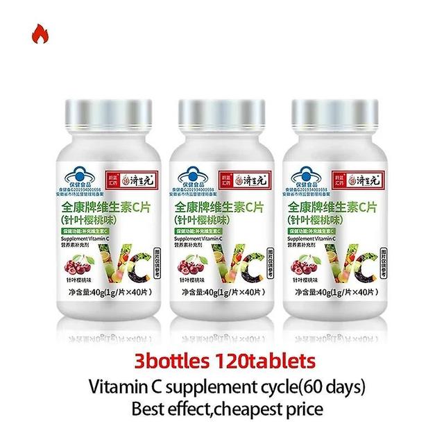 Tib Vitamin C Supplements Vitamins Ascorbic Acid Antioxidant Immune Support Pills Acerola Cherry Flavor Health Chewable Tablets Cfda 3Bottles Hot Sale on Productcaster.