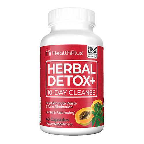 Health Plus 10 giorni a base di erbe Detox Plus, 40 capsule (confezione da 1) on Productcaster.