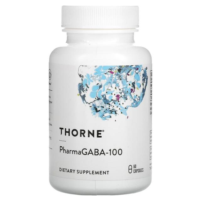 Thorne Research, PharmaGABA-100, 60 Cápsulas on Productcaster.