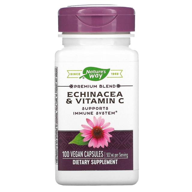 Nature's Way, Echinacea & Vitamin C, 461 mg, 100 Vegan Capsules on Productcaster.