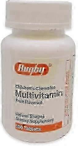 Major Children's Chewable Vitamins, Animal Shapes, Tablets, 100 Ea on Productcaster.