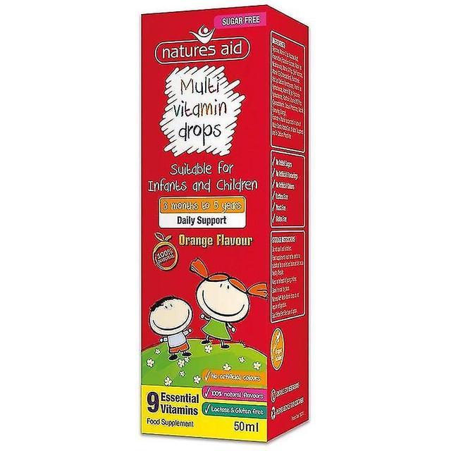 Weijianuo Nature's Aid Multi-vitaminico Mini Gocce Per Neonati Bambini 50ml (136210) on Productcaster.