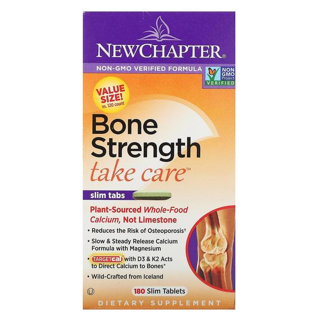 New Chapter Nowy rozdział, Bone Strength Take Care, 180 Slim Tablets on Productcaster.