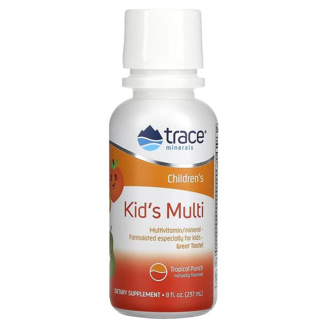 Trace Minerals Spormineraler , Kid's Multi, Tropical Punch, 8 fl oz (237 ml) on Productcaster.