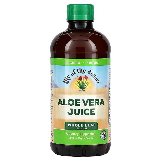 Lily Of The Desert Lírio do Deserto, Suco de Aloe Vera, Folha Inteira Filtrada, 32 fl oz (946 ml) on Productcaster.