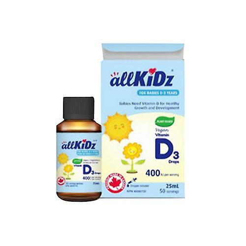 Allkidz Naturals Inc. Allkidz Naturals Inc. Vegan Vitamin D3 Drops, 25 Ml on Productcaster.