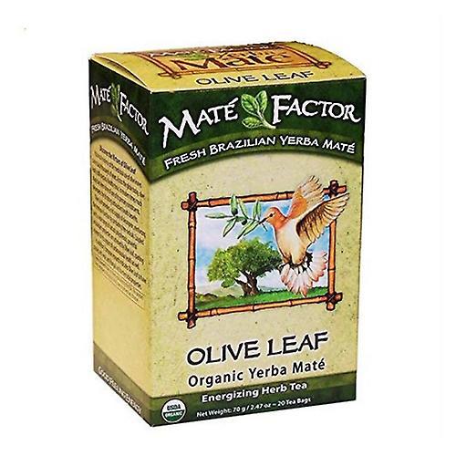 The Mate Factor Olive Leaf Yerba Mate, 20 Bags (Pack of 1) on Productcaster.