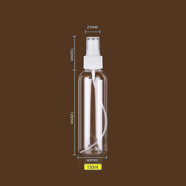 Sjioh 1pc Portable Empty Spray Disinfectant Bottles Refillable Bottles Travel Transparent Plastic Perfume Bottle Toxic Free And Safe 150ml on Productcaster.