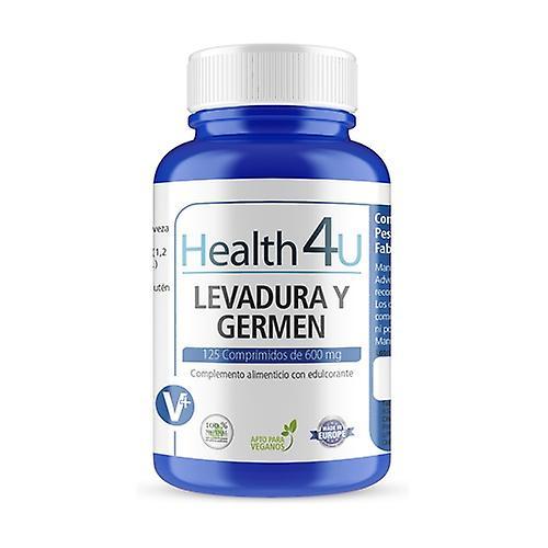 Health 4U Brewer's Yeast and Wheat Germ 125 tablets on Productcaster.