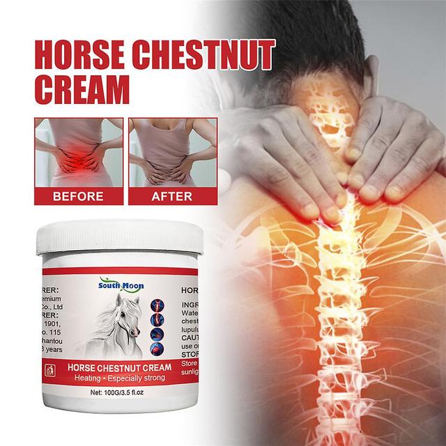 Kpaloft Horse Chestnut Cream Natural Herbal Joint Muscle Paint Relief Massage Reduce Pain 100g on Productcaster.