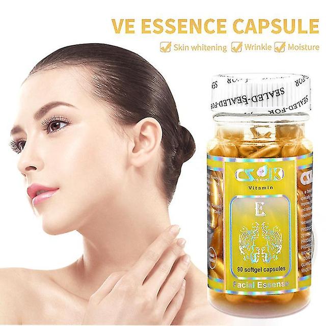 90pcs Capsules Vitamin E Essence Fruits Serum Acne-oil Whitening Face Cares Size 10*4.5*5 on Productcaster.