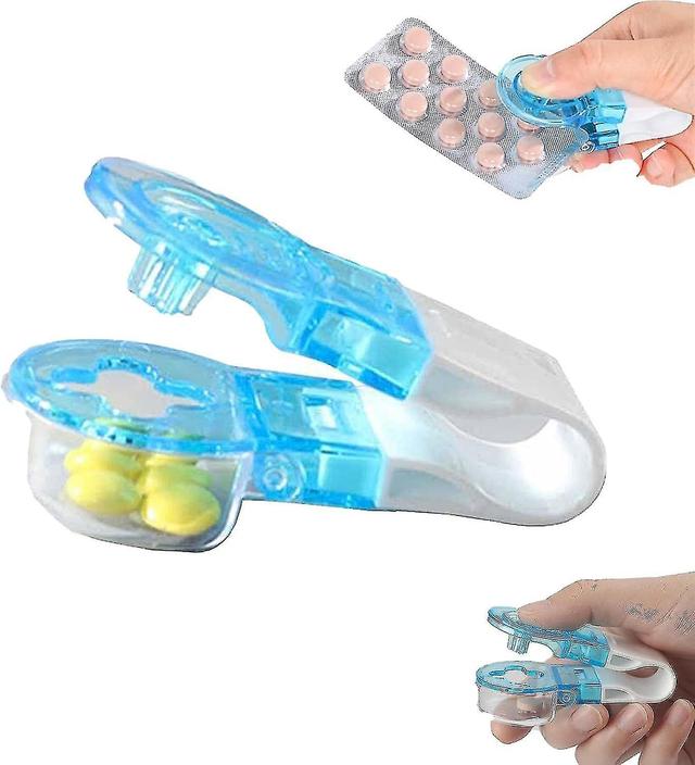 Przenośny Pill Taker Remover, Tabletki Pigułki Blister Pack Opener Narzędzie pomocy dla osób starszych Disab 1pcs on Productcaster.