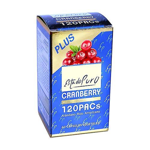 Estado Puro Cranberry 120 PACs 40 vegetable capsules of 494mg on Productcaster.