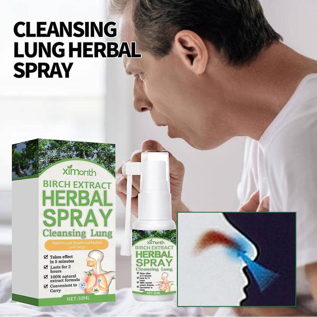 Ximonth Herbal Repair Spray Relieves Breathing Discomfort Nasal Clearing Nasal Cleansing Body Care BF on Productcaster.