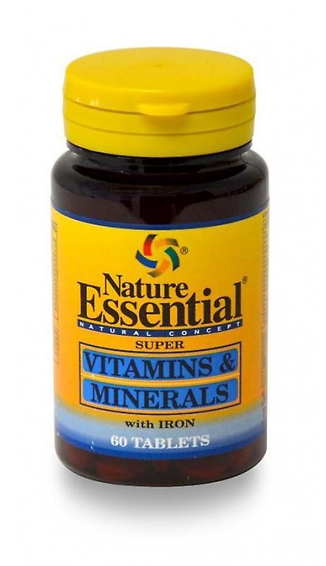 Nature Essential Vitamins and minerals 600 mg 60 Tablets on Productcaster.