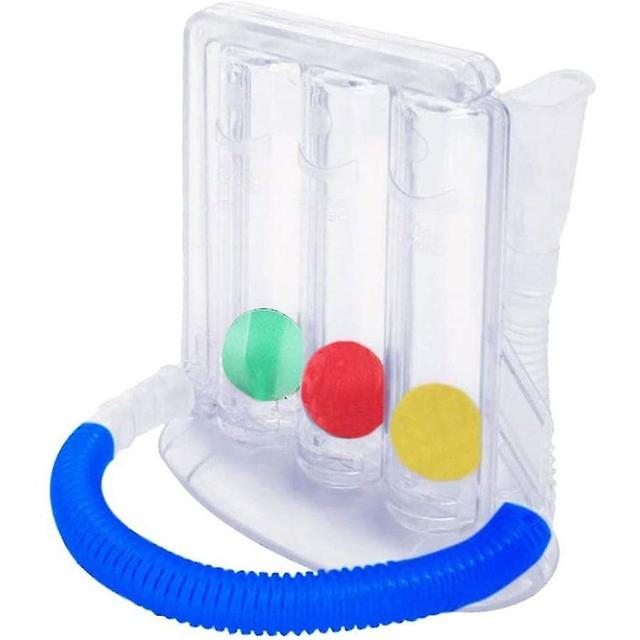 Atemwegspraxis Atemtrainer - Lungentrainer 3-Kammer-Atemtrainer - Behandlung von Lungen- und Bronchial-Atemwegsproblemen on Productcaster.