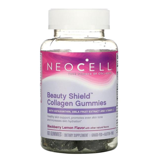 NeoCell, Beauty Shield, Collagen Gummies, Blackberry Lemon, 60 Gummies on Productcaster.