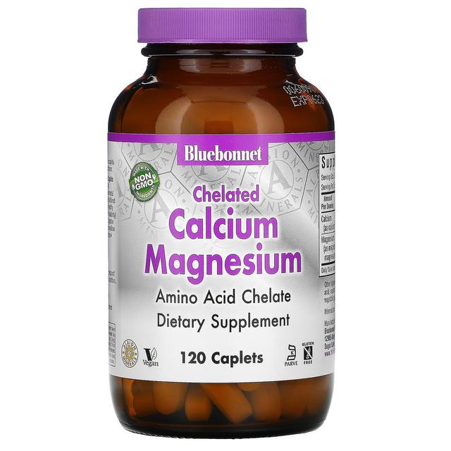 Bluebonnet Nutrition, Chelated Calcium Magnesium, 120 Caplets on Productcaster.