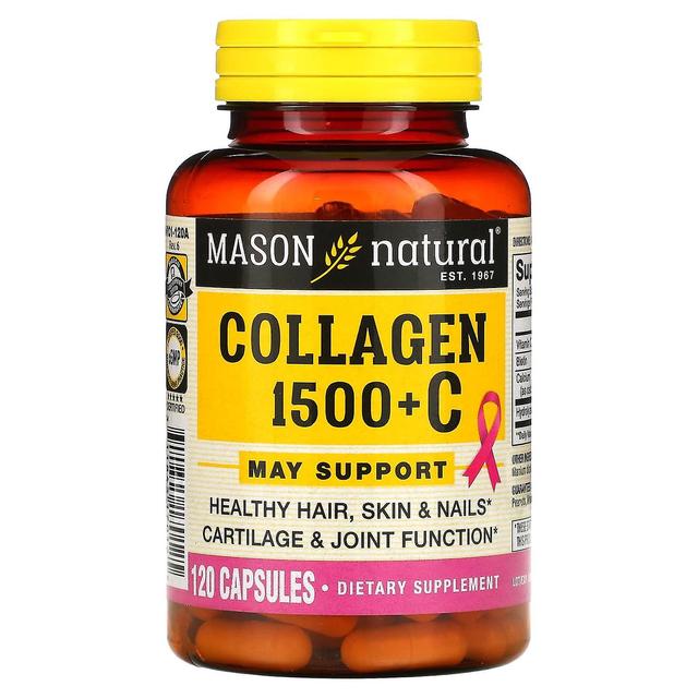 Mason Natural, Collagen 1,500 + C, 120 Capsules on Productcaster.