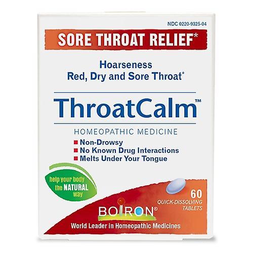 Boiron ThroatCalm, 60 Tabs (Pack of 1) on Productcaster.