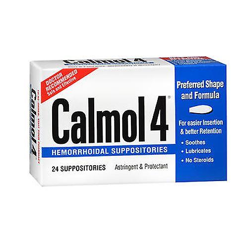 Calmol 4 Calmol-4 hemoroidné čapíky, každý 24 (balenie po 1) on Productcaster.