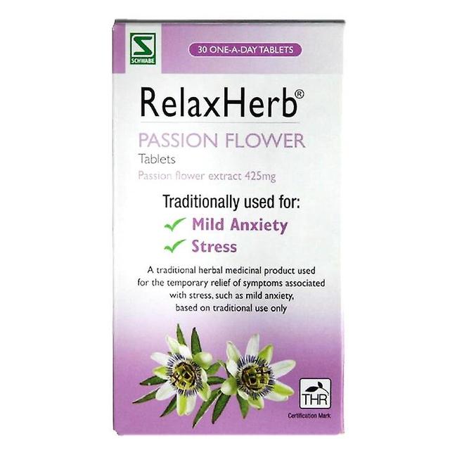 Schwabe Pharma RelaxHerb 425mg tabletter on Productcaster.