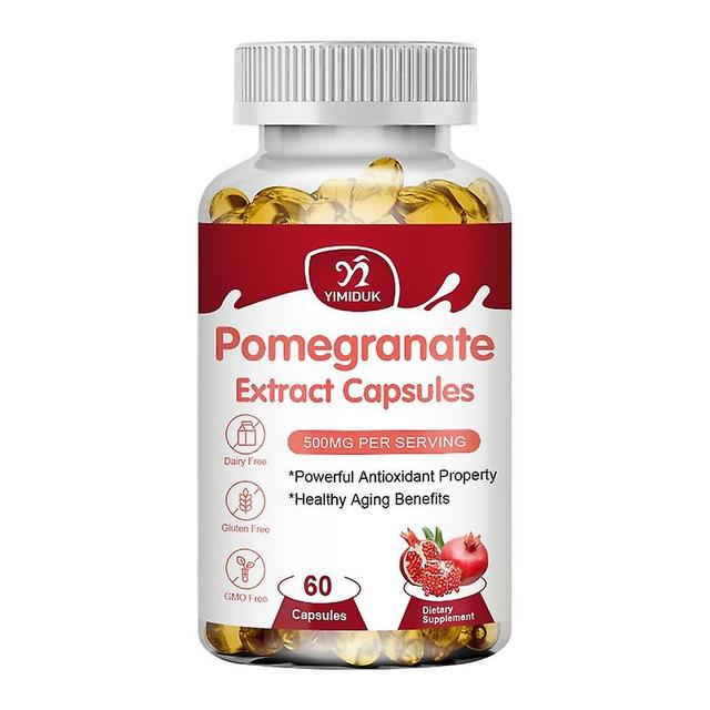 Eccpp Capsule di estratto di melograno Integratore antiossidante Salute del cuore Supporto articolare Salute del cervello Vitamine 1 Bottiglie 120 pcs on Productcaster.