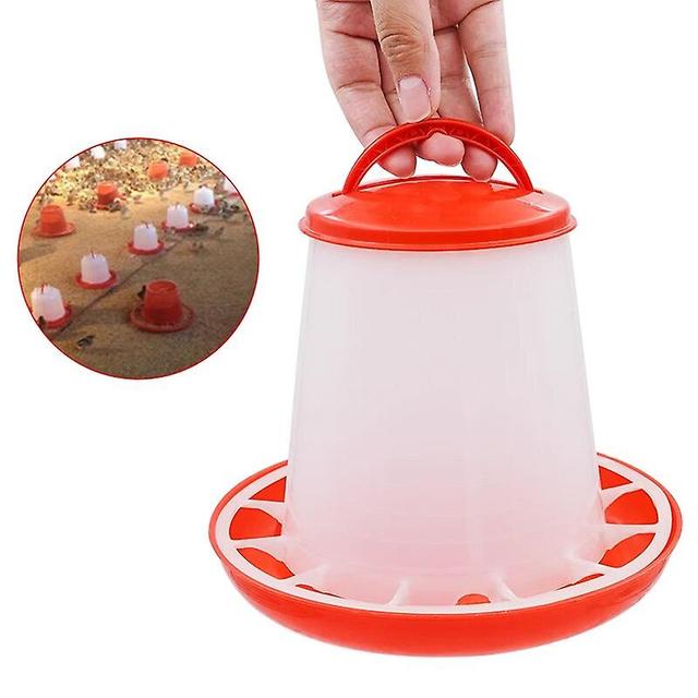 Scitoo Alimentador automtico de agua para aves de corral, cubo para criar pollos, patos, equipo para aves, peso bruikbaar 1kg voor voedsel on Productcaster.