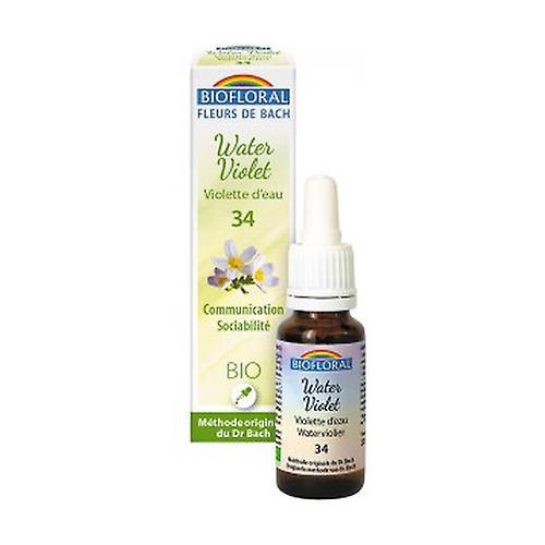 Biofloral Organic Water Violet 20 ml of floral elixir on Productcaster.