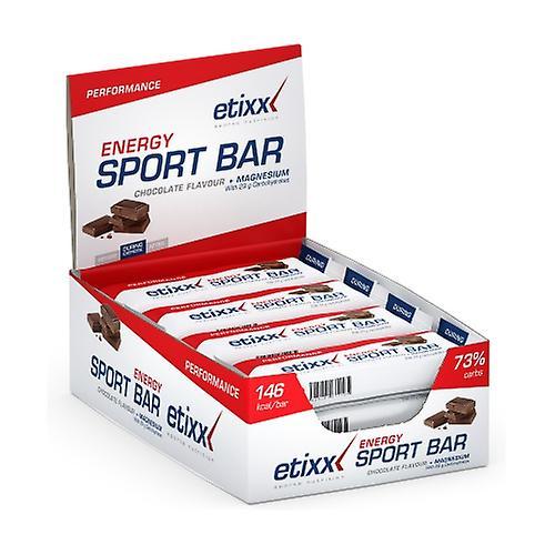 Etixx Energy Sport Bar Chocolate 12 units of 40g on Productcaster.