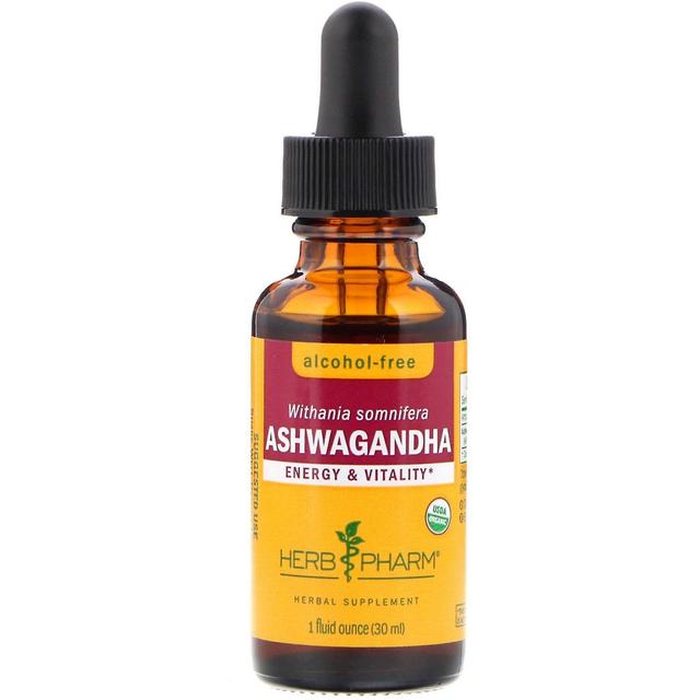 Herb Pharm Ört Pharm, Ashwagandha, Alkoholfri, 1 fl oz (30 ml) on Productcaster.