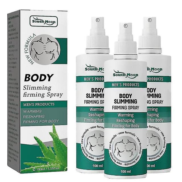 3pcs Body Slimming Firming Spray For Men - Eliminates Unnatural Breast Development, Supports Muscle Growth_PHC02 on Productcaster.