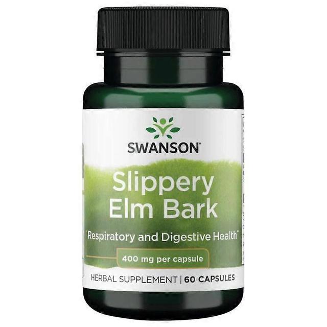 Swanson glat elmebark 400 mg kapsler 60 on Productcaster.