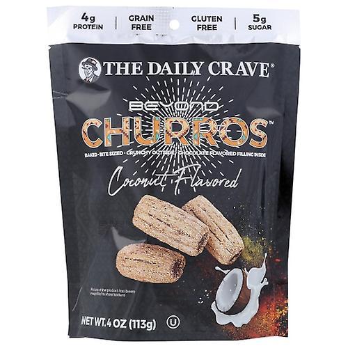 The Daily Crave Churro Coconut, Case of 6 X 4 Oz (Pack of 1) on Productcaster.