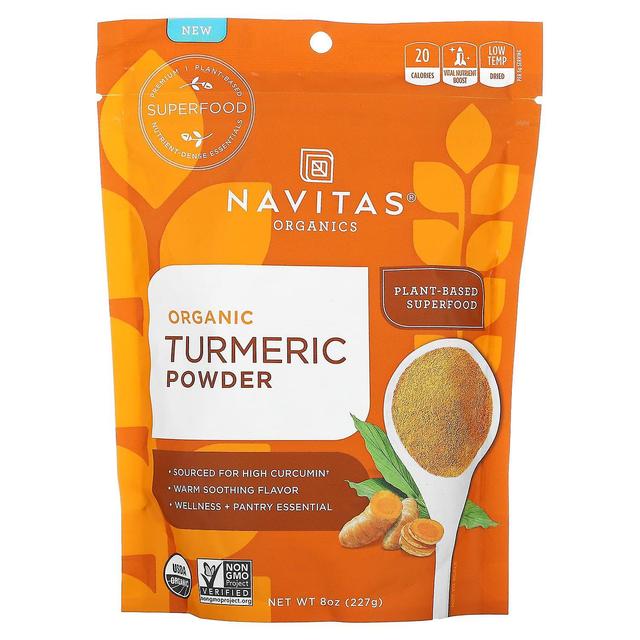 Navitas Organics, orgaaninen kurkumajauhe, 8 oz (227 g) on Productcaster.