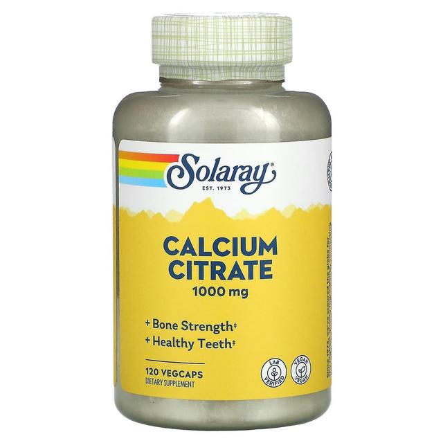 Solaray, Calcium Citrate, 250 mg, 120 VegCaps on Productcaster.