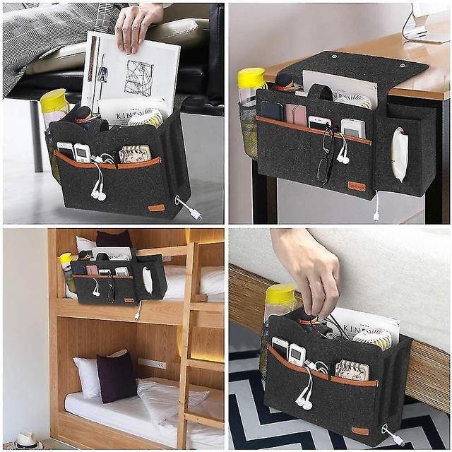 Bedside Bag, Bed Izer, Pockets Hanging Stora Izer For Tablet, , Tissue, Bottles, S - Excg I In Storag on Productcaster.