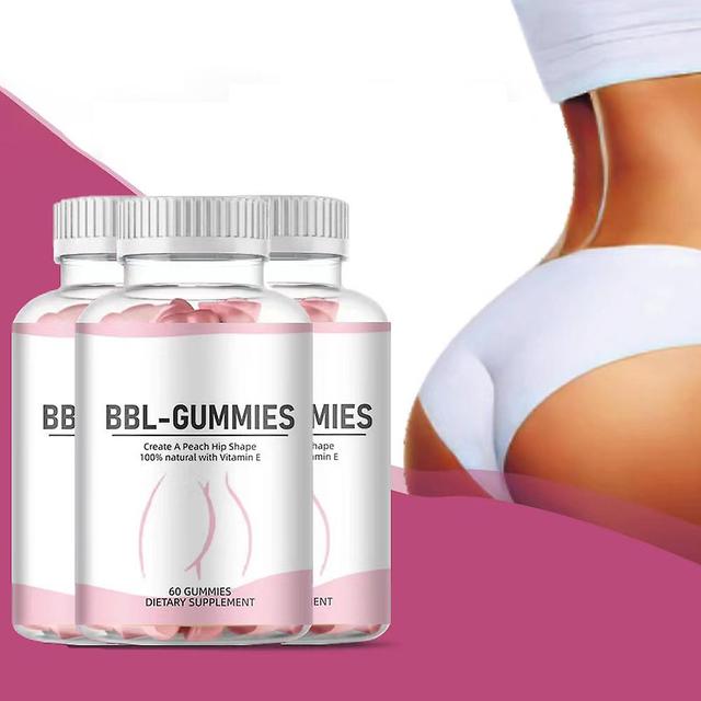 3-pack Women's Butt Enhancement Gummies Women's Butt Candies Hot Selling Breast Enlargement Vitamin Gummies on Productcaster.