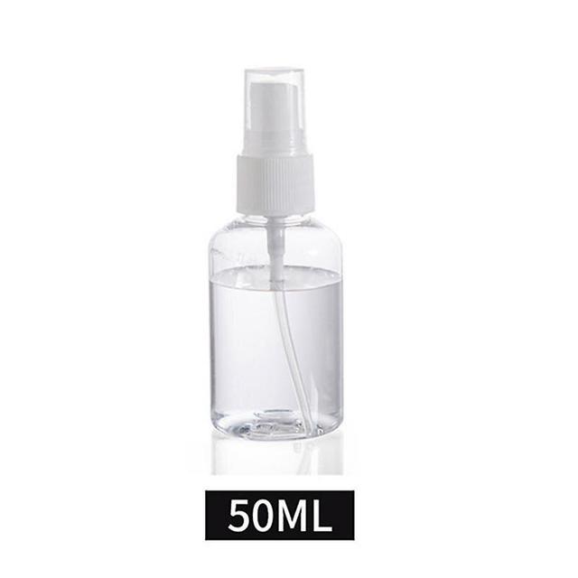 20/30/50/100ml Bottiglie ricaricabili Atomizzatore di plastica trasparente Mini flacone spray vuoto Accessori da viaggio portatili 50ml on Productcaster.