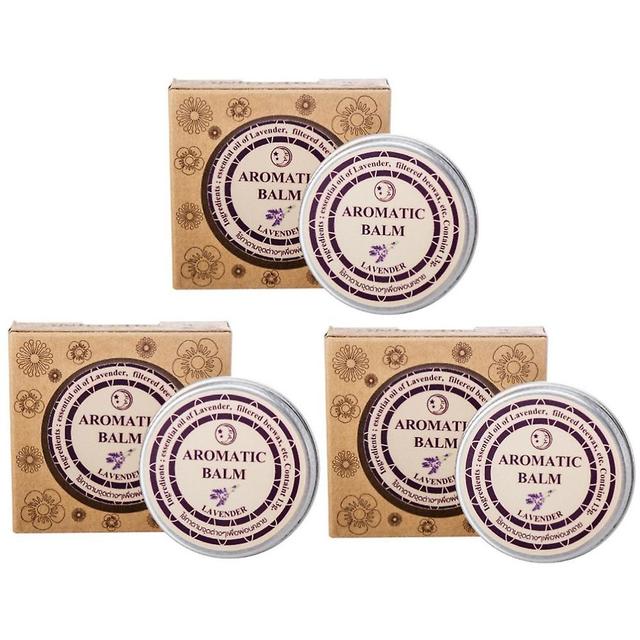 3pcs Lavender Sleepless Cream Soothe Mood Aromatic Balm Improve Sleep Insomnia Relax Anxiety Cream Relieve Stress Cream Person on Productcaster.