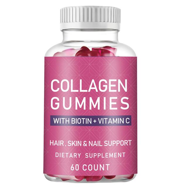 Collagen Gummies Anti-aging uzupełnia kolagen, wybiela, promuje gładką skórę, przywraca blask paznokciom, włosom, zdrowym kościom, stawom on Productcaster.