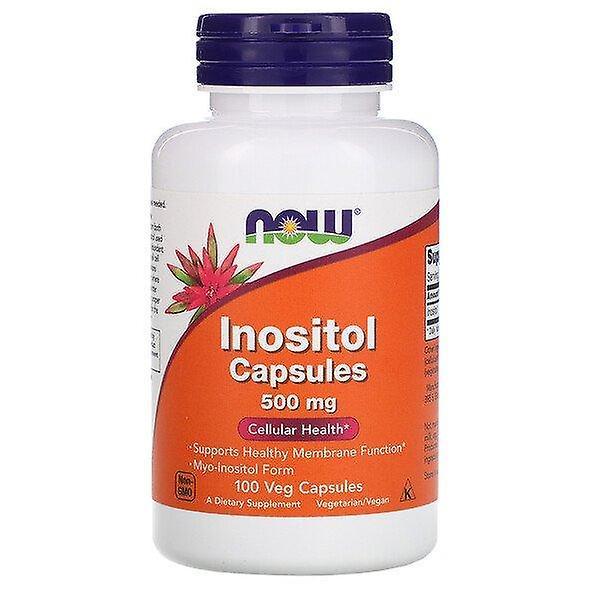 Now Foods, Inositol Capsules, 500 mg, 100 Veg Capsules on Productcaster.