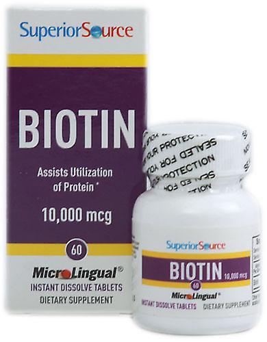 Superior Source Biotin, 10,000 Mcg, 60 Count on Productcaster.