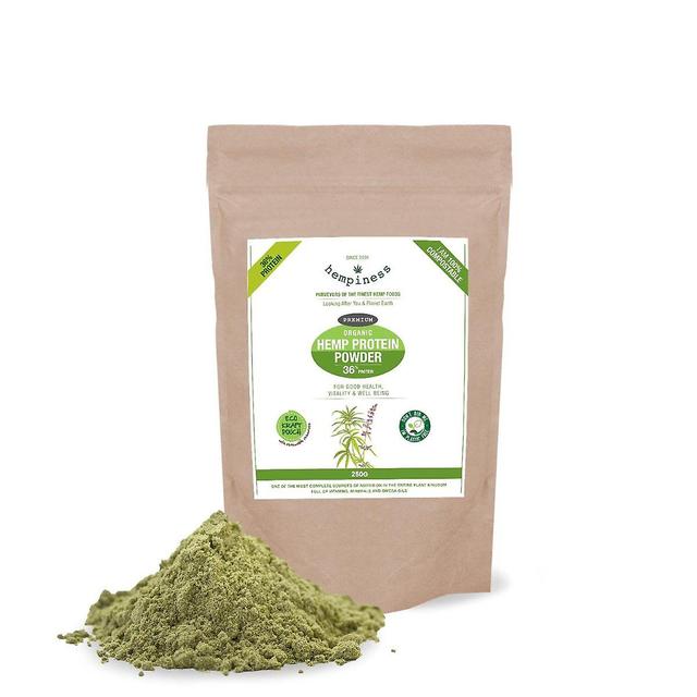 Hempiness Organic Premium Raw Hemp Protein Powder 250g (36% Protein) on Productcaster.