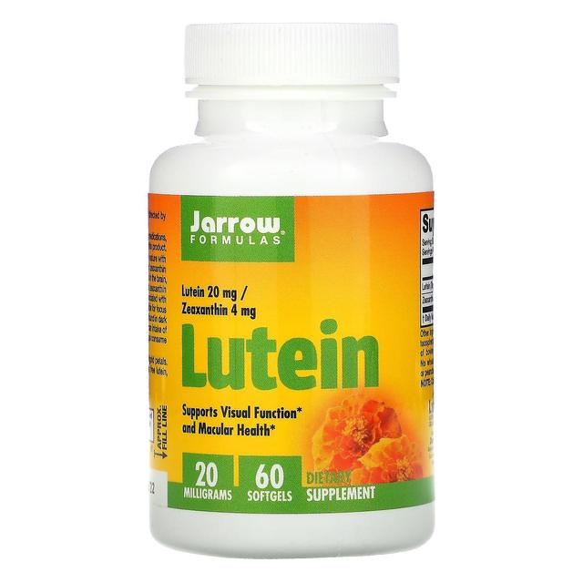 Jarrow Formulas, Lutein, 20 mg, 60 Softgels on Productcaster.