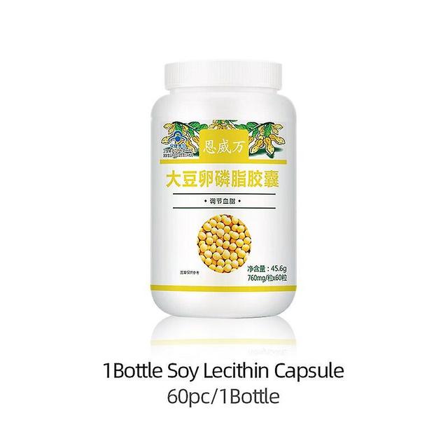 Coscelia Blood Vessels Cleansers Cure Arteriosclerosis Soy Lecithin+omega 3 Fish Oil Capsules Vascular Occlusion Cleaning Cfda Approved 1bottle 60pc on Productcaster.