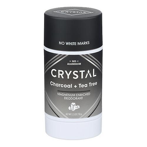 Crystal Deodorant Magnesium Enriched, Charcoal & Tea Tree 2.5 Oz (Pack of 1) on Productcaster.